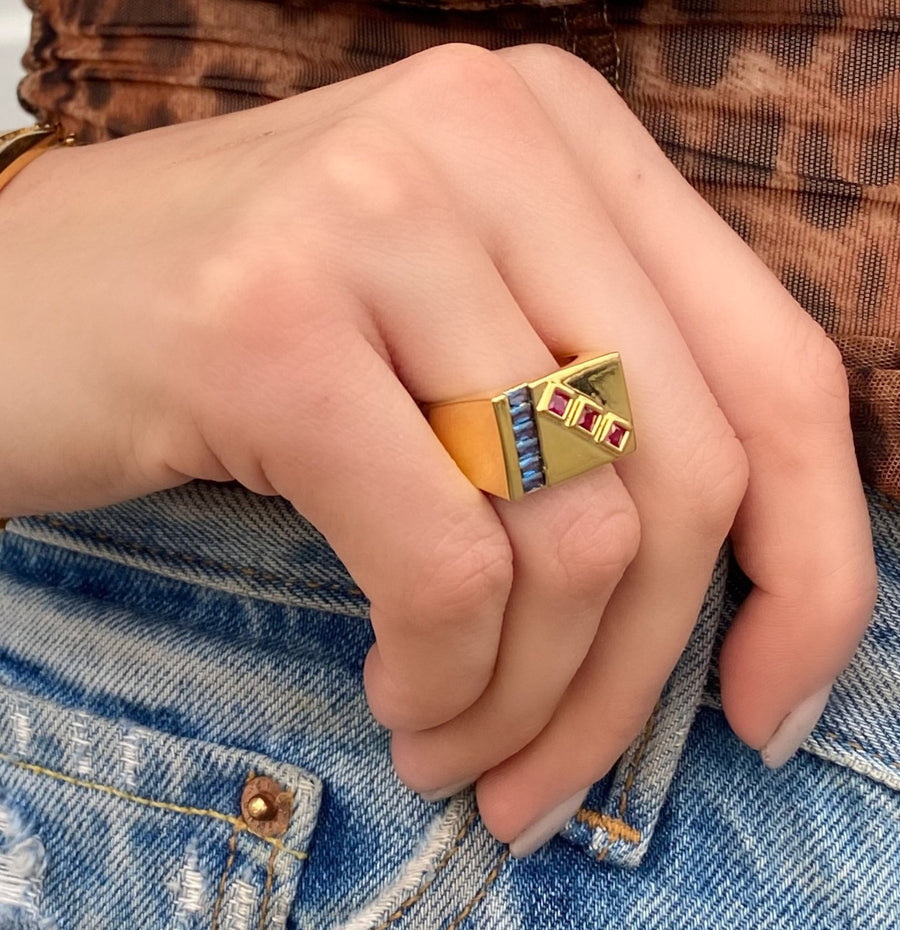 Celeste Signet Ring